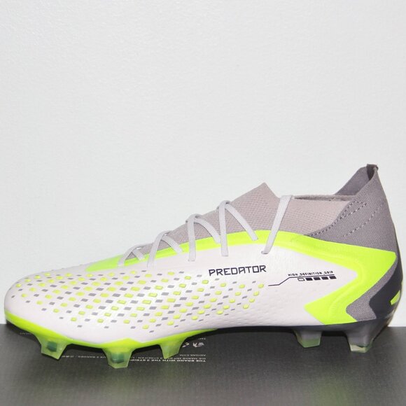 Adidas Predator Accuracy.1 FG Soccer Cleats Mens 6.5 8 White Black Lemon main image 4